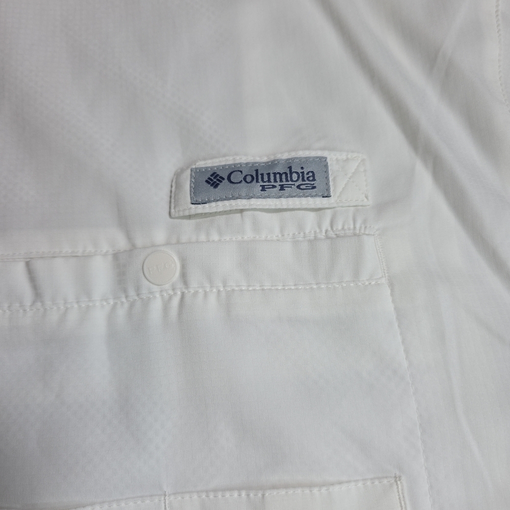 Columbia PFG Mens Tamiami II 2XL Short Sleeve Shirt Fishing/Casual  White  NEW - Picture 7 of 10